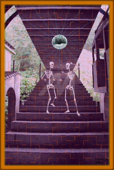 Photographie intitulée "-GARE N°3-" par Tchook.Os, Œuvre d'art originale, Photographie manipulée