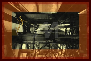 Photographie intitulée "-GARE N°6-" par Tchook.Os, Œuvre d'art originale, Photographie manipulée