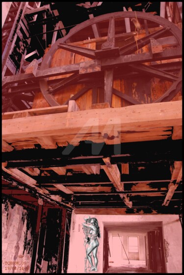 Photographie intitulée "-GARE N°11-" par Tchook.Os, Œuvre d'art originale, Photographie manipulée