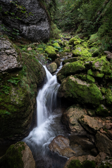 제목이 "Cascade I La Buttes"인 사진 Nicolas Sorel로, 원작, 조작되지 않은 사진