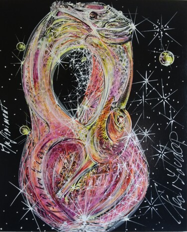 Peinture intitulée "Flacon de parfum In…" par Phélix Ludop, Œuvre d'art originale, Acrylique