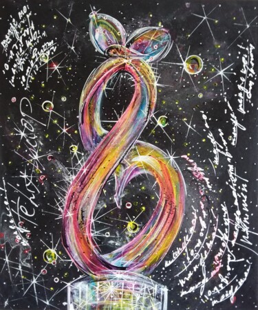 Peinture intitulée "Infiniment 93, Rosi…" par Phélix Ludop, Œuvre d'art originale, Acrylique