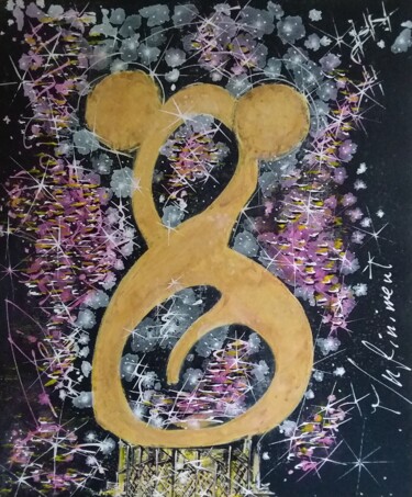 Peinture intitulée "Infiniment 93, bisc…" par Phélix Ludop, Œuvre d'art originale, Acrylique