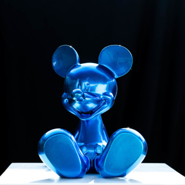雕塑 标题为“Mickey Blue stars A…” 由Xavier Wttrwulghe, 原创艺术品, 树脂