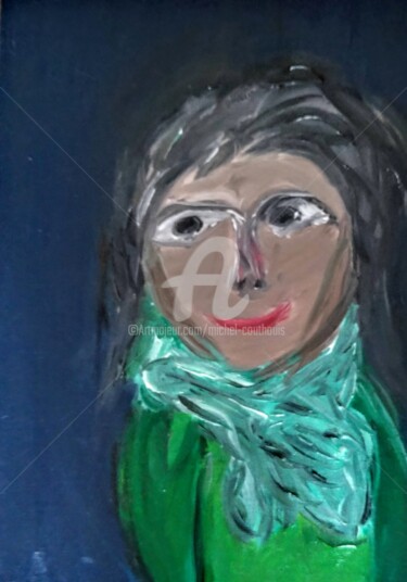 Painting titled "Paix" by Tomy, Original Artwork, Oil