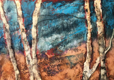 Tekening getiteld "Stormy" door Lena Ru, Origineel Kunstwerk, Pastel
