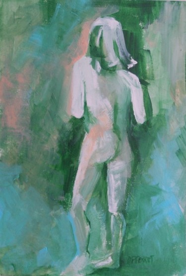 ... entre ombre et lumière ... Peinture intitulée "... entre ombre et…" par Anne-Frédérique Ferret, Œuvre d'art originale, Huile