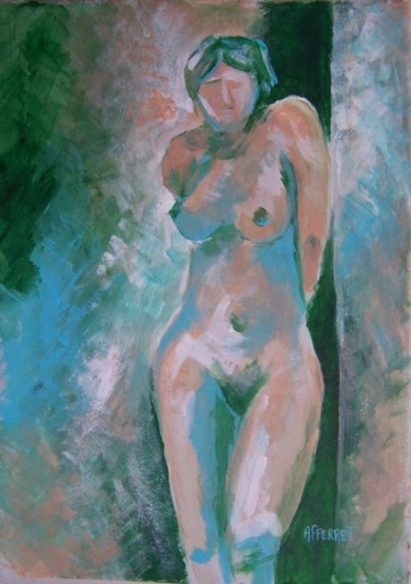 oui, non... Peinture intitulée "oui, non..." par Anne-Frédérique Ferret, Œuvre d'art originale, Huile