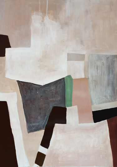 Top view Painting titled "Top view" by Anna Radis (Anna Radis Art), Original Artwork, Acrylic