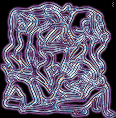Fragile construction (digital variation) Digital Arts titled "Fragile constructio…" by Lia Chechelashvili, Original Artwork, 2D Digital Work