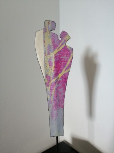 Alter ego Sculpture intitulée "Alter ego" par Carole Carpier, Œuvre d'art originale, Acrylique