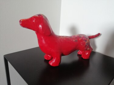 Sculpture intitulée "Suzie" par Carole Carpier, Œuvre d'art originale, Acrylique
