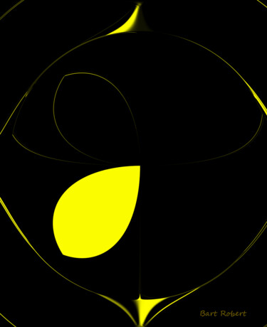数字艺术 标题为“Gold series - form_1” 由Roberto Bartoccini, 原创艺术品, 数字油画