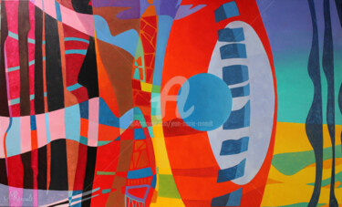 tout est possible Peinture intitulée "tout est possible" par Jean-Marie Renault, Œuvre d'art originale, Acrylique