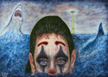 The War of the Worlds Peinture intitulée "The War of the Worl…" par Gian Roberto Tognetti, Œuvre d'art originale, Huile