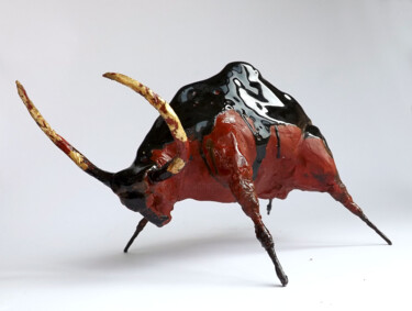 Red Bull #1 "Red Bull #1" başlıklı Heykel Simona Barreca tarafından, Orijinal sanat, Seramik