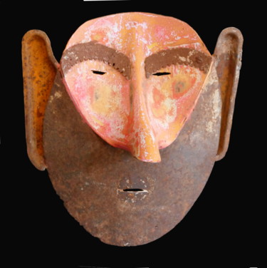Sculpture titled "SPOCK" by Jeff Mann, Original Artwork, Metals
