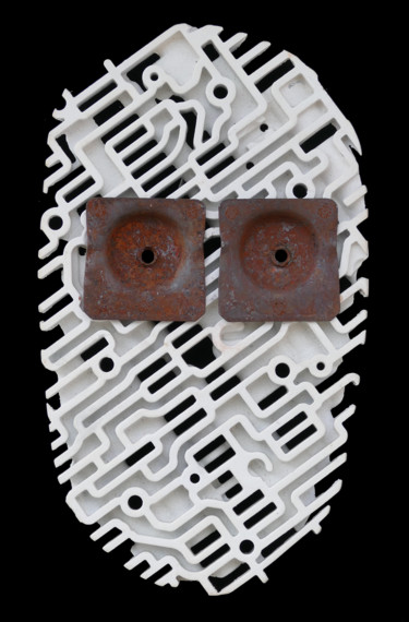 Sculpture titled "YETI" by Jeff Mann, Original Artwork, Metals