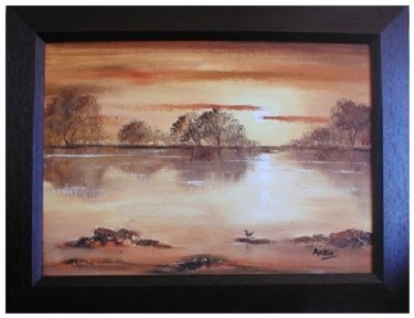 Painting titled "Reflections of the…" by Ankie, Original Artwork