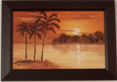 Painting titled "Island View" by Ankie, Original Artwork