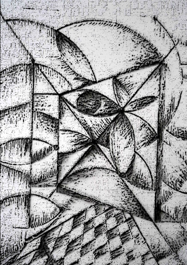 印花与版画 标题为“traços da memória 1…” 由Antonio Guimaraes, 原创艺术品, 丝网印刷