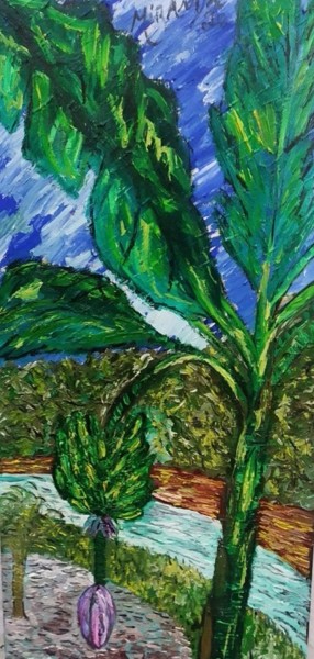 "Bananeira" başlıklı Tablo João Miranda tarafından, Orijinal sanat, Petrol