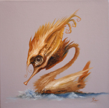 绘画 标题为“WaterBallet” 由Ed Schaap, 原创艺术品, 油