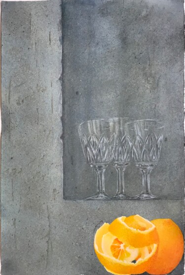 Three Different Textures 绘画 标题为“Three Different Tex…” 由Juan Manuel Alvarez-Ossa, 原创艺术品, 丙烯