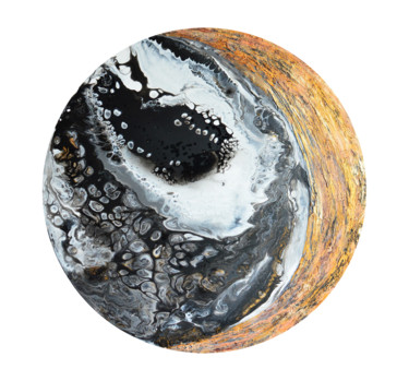 绘画 标题为“New moon II” 由Viktorija Rutskaja, 原创艺术品, 丙烯
