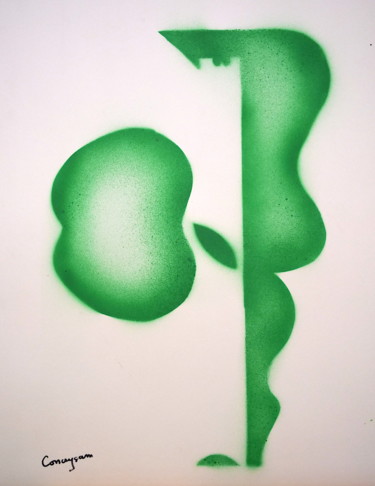 「63」というタイトルの絵画 Conceycamによって, オリジナルのアートワーク, スプレー式塗料
