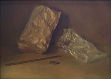 Painting titled "Still life with the…" by Oleg Sergeev, Original Artwork, Oil
