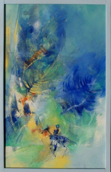 Peinture intitulée "hosanna!" par Anne-Frédérique Ferret, Œuvre d'art originale, Huile