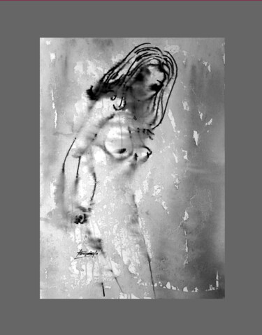 印花与版画 标题为“pose 0041” 由Antonio Guimaraes, 原创艺术品, 丝网印刷