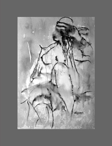 印花与版画 标题为“pose 0042” 由Antonio Guimaraes, 原创艺术品, 丝网印刷