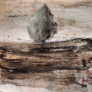 Painting titled "" Si fragile "" by Alain Tardieu, Original Artwork, Acrylic Mounted on Wood Stretcher frame