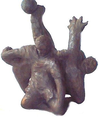 Sculpture titled "Pelada" by Aldo Luiz De Paula Fonseca, Original Artwork