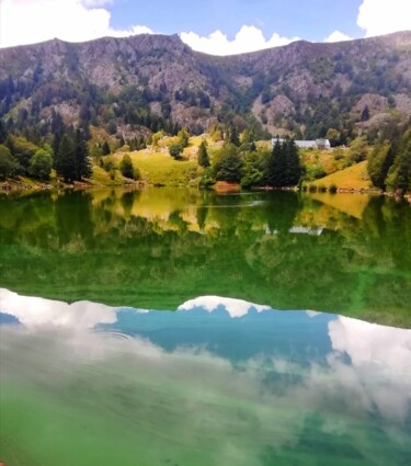 Photography titled "Lac des truites" by Sylvie Metayer, Original Artwork, Digital Photography