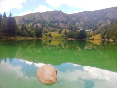 Photography titled "Lac des truites 2" by Sylvie Metayer, Original Artwork, Digital Photography