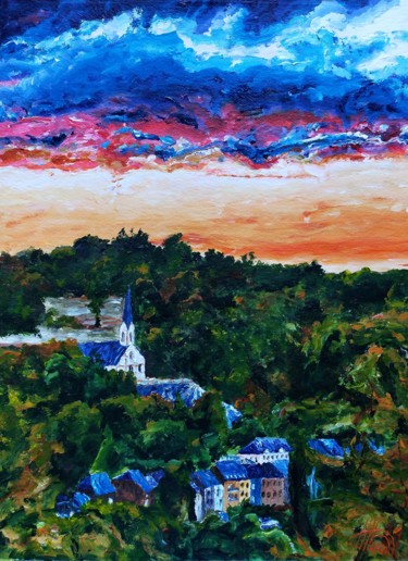 「porte du ciel et de…」というタイトルの絵画 Antoine Juliensによって, オリジナルのアートワーク, アクリル