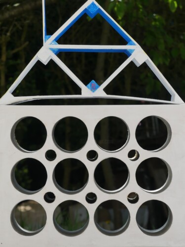 Sculpture intitulée "Machine à trier les…" par Pascal Borgo, Œuvre d'art originale, Bois