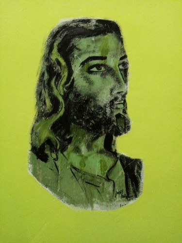 Jesús de Nazaret Peinture intitulée "Jesús de Nazaret" par Jose Oña Jurado, Œuvre d'art originale, Encre