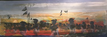 Painting titled "Glastonbury Memories" by Simon Farnell, Original Artwork, Acrylic