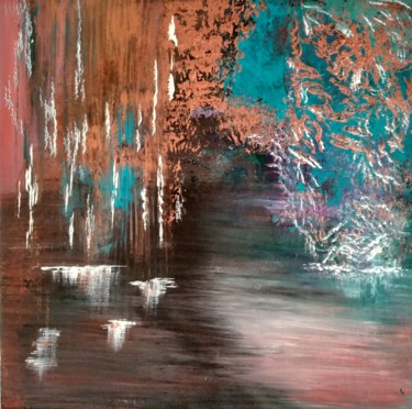 Painting titled "Beginning of Fall" by Atignas Art, Original Artwork, Acrylic