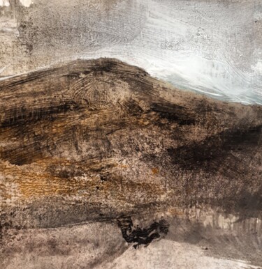 Painting titled "" Sacred Flow "" by Alain Tardieu, Original Artwork, Acrylic Mounted on Wood Stretcher frame