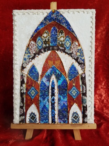 纺织艺术 标题为“MINI CATHEDRALE 2” 由Manon, 原创艺术品, 布