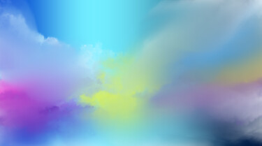 Clouds Artes digitais intitulada "Clouds" por Kolir, Obras de arte originais, Pintura digital