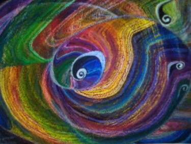 "Вихревая галактика." başlıklı Tablo Степан Шипков tarafından, Orijinal sanat, Pastel