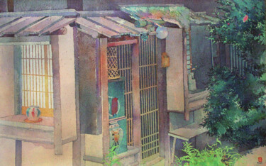 KYOTO I Schilderij getiteld "KYOTO I" door Iñaki Martinez De Arbulo, Origineel Kunstwerk, Acryl
