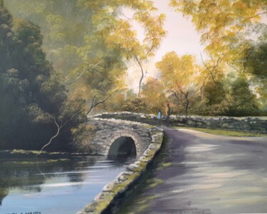 Malerei mit dem Titel "Autumn shades oct" von Cathal O Malley, Original-Kunstwerk, Acryl