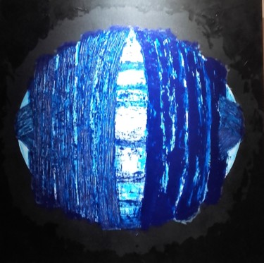 Peinture intitulée "la terre" par Pierre Locci, Œuvre d'art originale, Acrylique